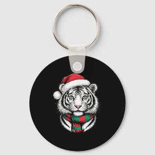 Llavero Vestimenta de los Navidades de Tiger Xmas Santa Ha