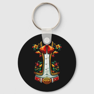 Llavero Vestimenta mexicana para el Cinco De Mayo Mariachi