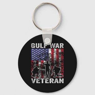 Llavero Veterano De Guerra Del Golfo Militar Veterano De E