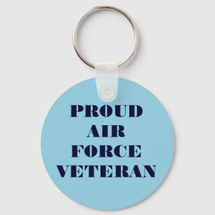 Llavero Veterano de la Fuerza Aérea Orgullosa de la Cadena