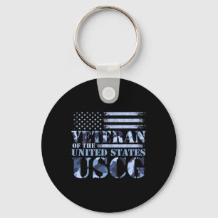 Llavero Veterano De Los Estados Unidos Uscg Camo America F