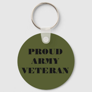 Llavero Veterano del Ejército Orgulloso de la Cadena Clave