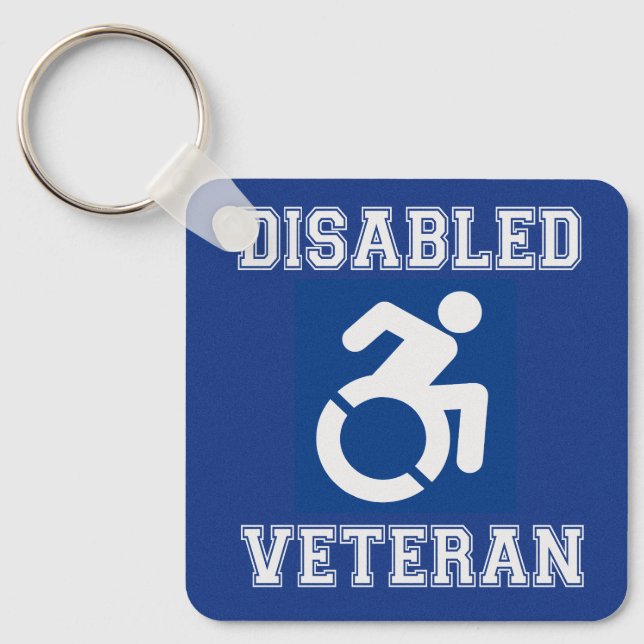 Llavero Veterano discapacitado (Anverso)