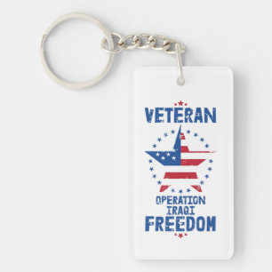 Llavero Veterano - Operación Libertad Iraquí Patriótico
