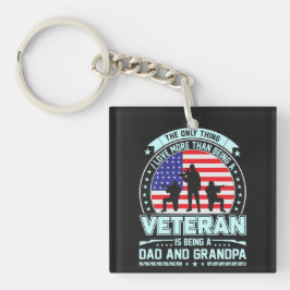 Llavero Veterano siendo papá y abuelo Día de los Veteranos