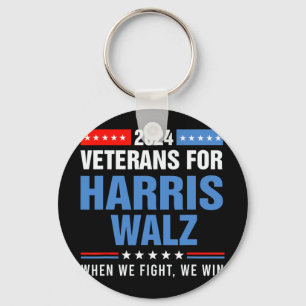 Llavero Veteranos De La Campaña Presidencial Harris W 2024