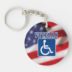 Llavero Veteranos discapacitados de los Estados Unidos