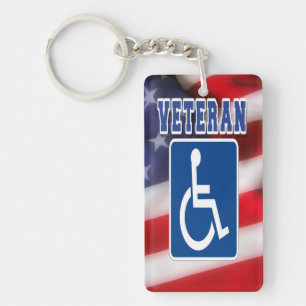 Llavero Veteranos discapacitados de los Estados Unidos