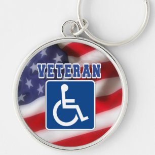 Llavero Veteranos discapacitados de los Estados Unidos