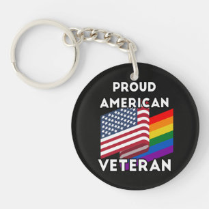 Llavero Veteranos LGTB - Bandera Americana