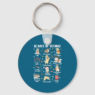 Llavero Veterinario de Navidad Medicina Veterinaria Veteri