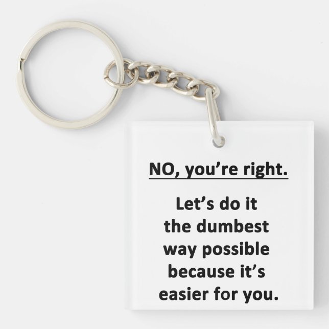 Llavero Vía más tonto (Frente)