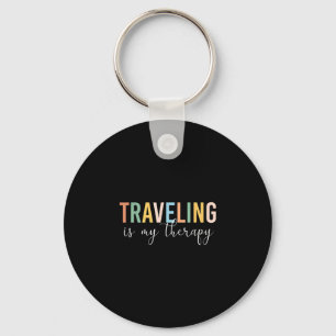 Llavero Viajar es mi terapia