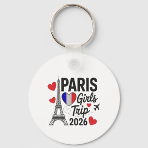 Llavero Viaje de chicas descaradas a París 2026 Reunión de