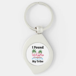 Llavero Viaje de chicas solteras del clan Flamingo que bus