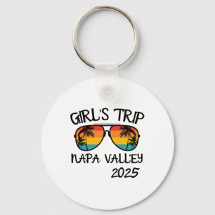 Llavero Viaje de chicas Valle de Napa 2025 Vacaciones de v