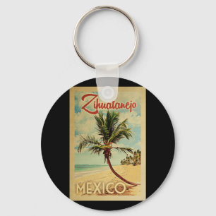 Llavero Viaje de cosecha de palmeras de Zihuatanejo
