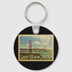 Llavero Viaje de época del puente Golden Gate de San Franc