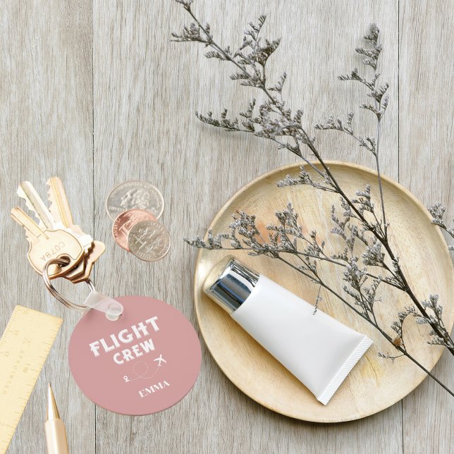 Llavero Viaje De La Tripulación De Vuelo Volando De Avión  (Subido por el creador)