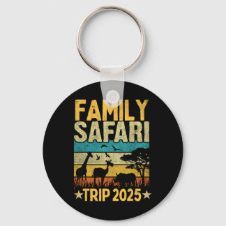 Llavero Viaje de safari familiar 2025 Equipo de coincidenc