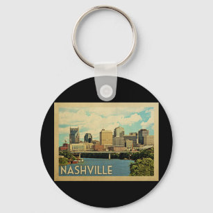 Llavero Viaje de Vintage de Nashville Tennessee