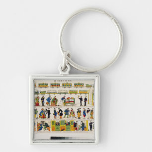 Llavero Viaje del carril, c.1850