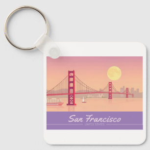 Llavero Viaje del puente Golden Gate de San Francisco