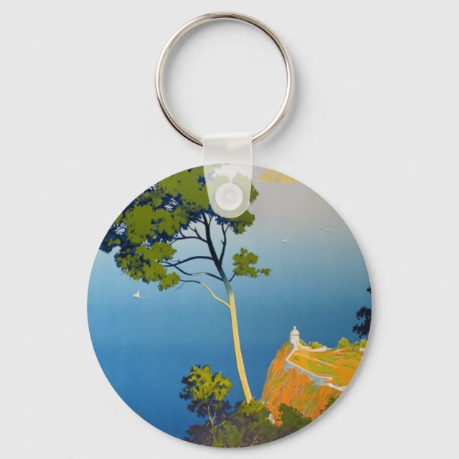 Llavero Viaje francés vintage de Baleares (Anverso)