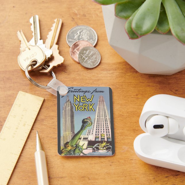 Llavero Viajes de época, famosos monumentos de Nueva York (Escritorio )