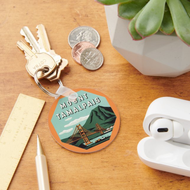 Llavero Viajes de época, montaña Tamalpais o tren de monta (Escritorio )