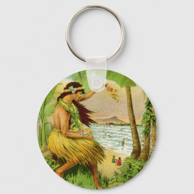 Llavero Viajes de estilo hawaiano (Anverso)