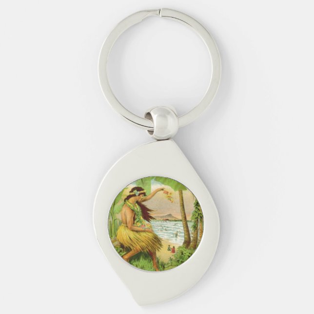 Llavero Viajes de estilo hawaiano (Anverso)