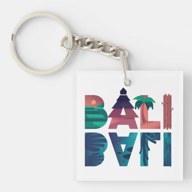 Llavero Viajes de Indonesia en Bali (Frente)
