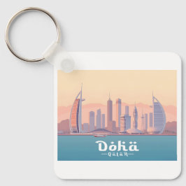 Llavero Viajes de Pastel del Golfo Árabe en Doha