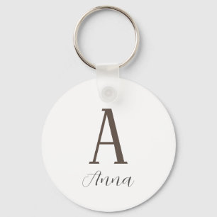 Llavero Vibaje de otoño monograma