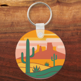 Llavero Vibes del desierto del Orgullo Estatal de Arizona