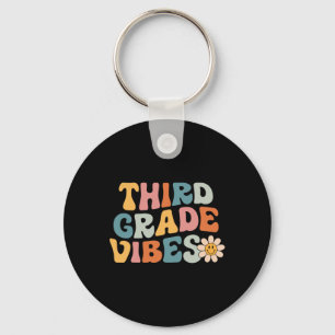 Llavero Vibes Grado - Equipo De 3er Grado Retro Primer Día