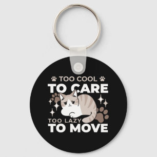 Llavero Vibes relajadas y perezosas para el diseño de los 