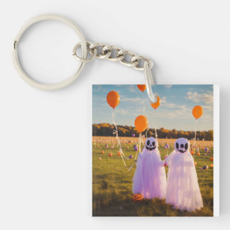 Llavero "Vibes Vivid: Elegancia acrílica en tu palma"