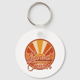 Llavero Vibra de playa Retro Sunset Chasin'
