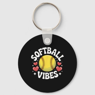 Llavero Vibraciones de Softbol Jugador de Equipo de Softbo