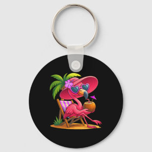 Llavero Vibraciones de Verano Flamenco Rosa Playa Palma Ve