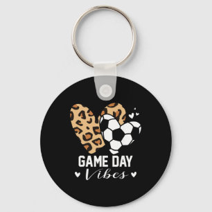 Llavero Vibraciones del Día del Juego Mamá de Fútbol Diver