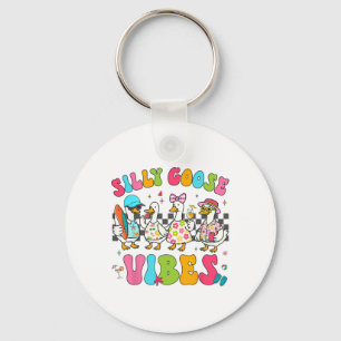 Llavero Vibraciones Divertidas de Ganso Groovy para Famili