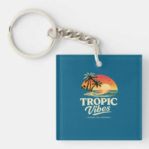 Llavero Vibraciones tropicales, escapa de lo ordinario