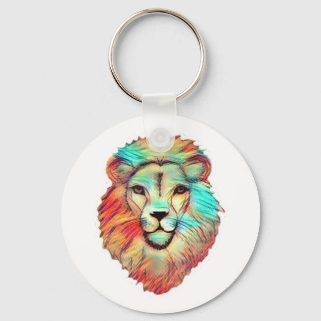 Llavero Vibrant Lion's Head Key Ring (Anverso)