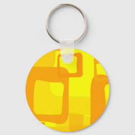 Llavero Vibrant Sunshine Flow – Modern Abstract Art Shapes