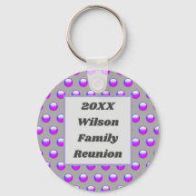 Vibrante reunión familiar Púrpura Punto Polka Keep