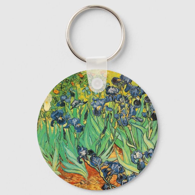 Llavero Vicent van Gogh, Irises (Anverso)