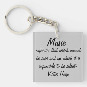 Llavero Victor Hugo Cita Música